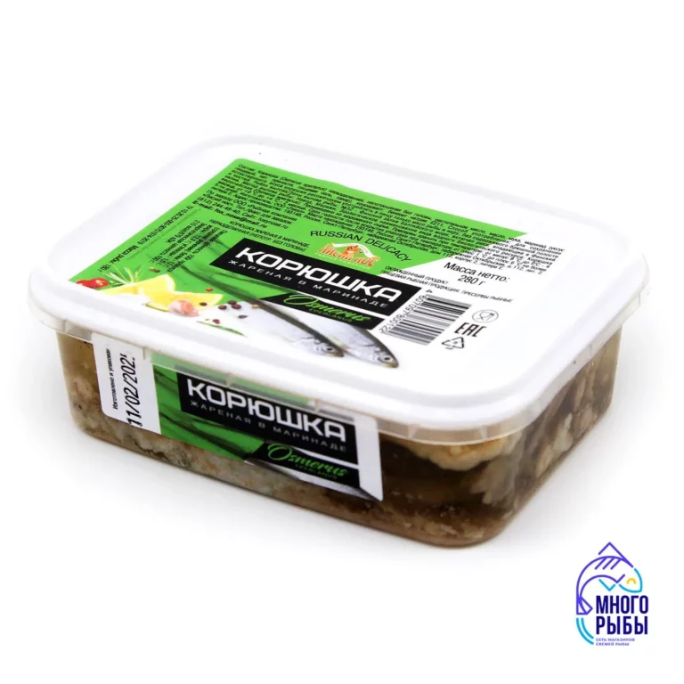 Корюшка жареная в маринаде Лисий нос 280 гр — изображение 2