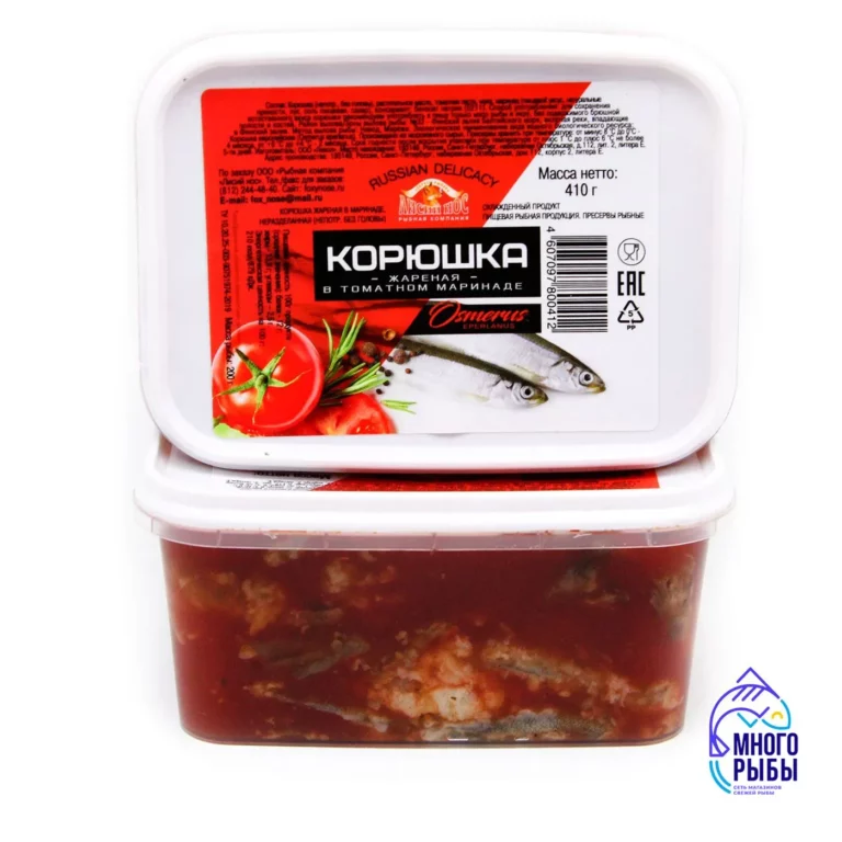 Жареная корюшка в томатном маринаде - вкус традиций
