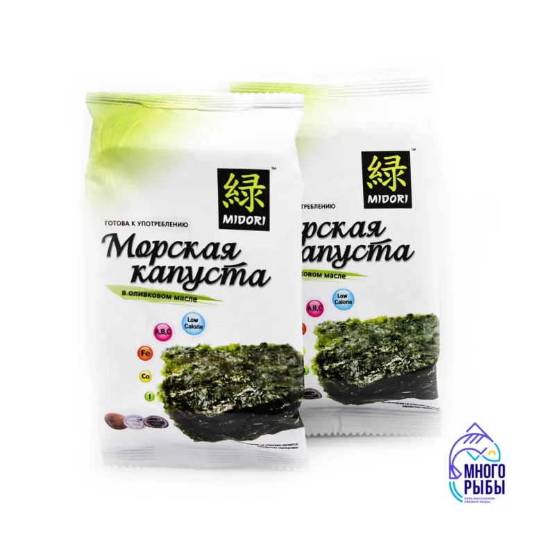 Чипсы нори в оливковом масле Морская капуста обжаренная в оливковом масле Midori 5 гр, чипсы нори