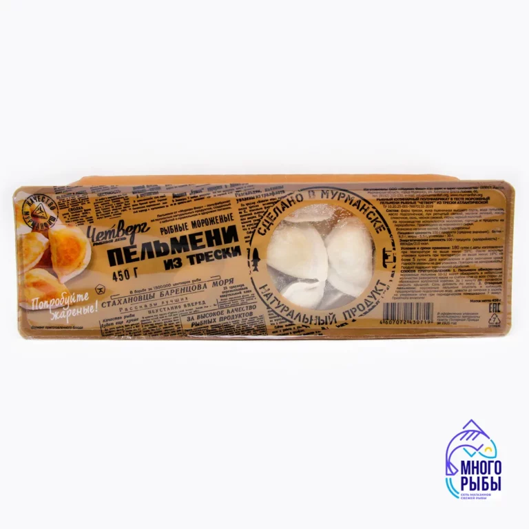Пельмени из трески Четверг 450 гр, замороженные — изображение 2