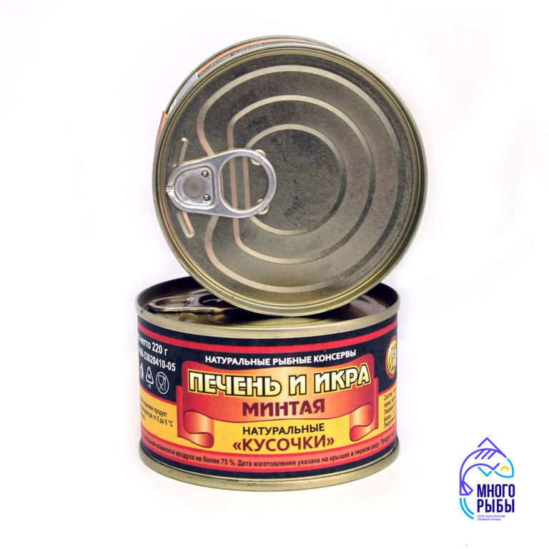 Печень и икра минтая натуральные