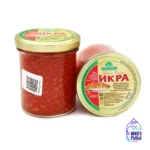 Икра горбуши лососевая 150 гр Камчатка стеклянная банка
