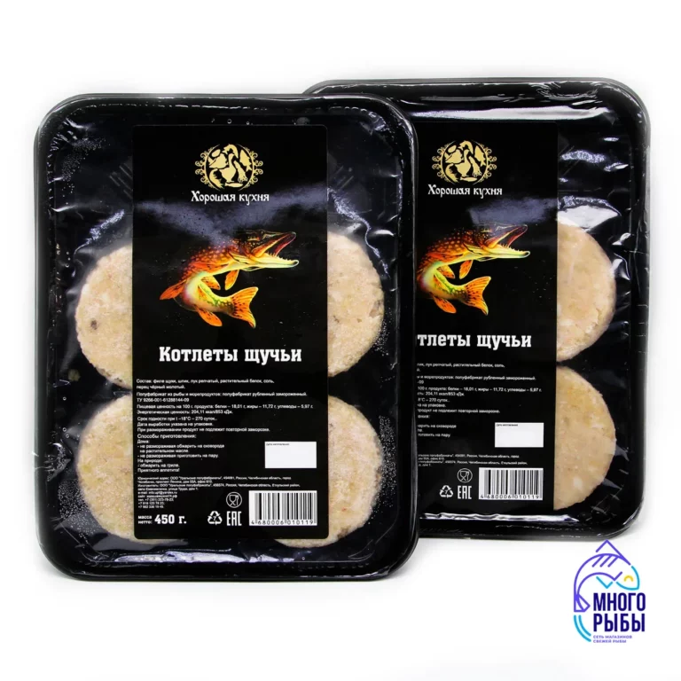 Котлеты щучьи Хорошая кухня 450 гр, замороженные