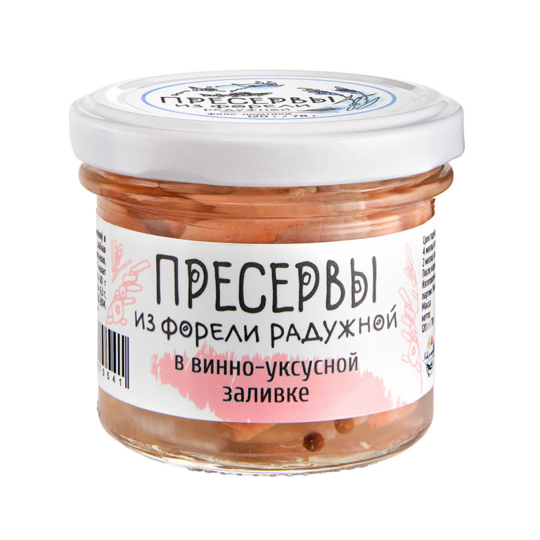 Радужная форель в винно-уксусной заливке
