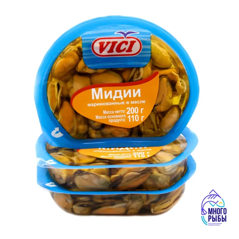 Мидии маринованные в масле Любо есть VICI 200 гр