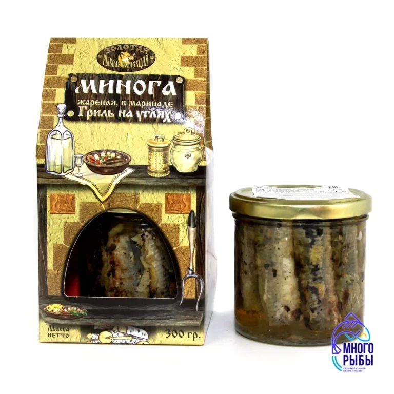 Минога жареная в маринаде Гриль на углях Лисий