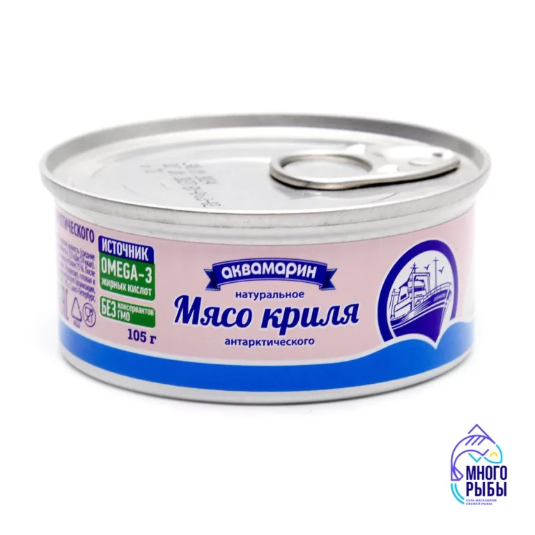 Натуральное мясо криля - антарктической креветки