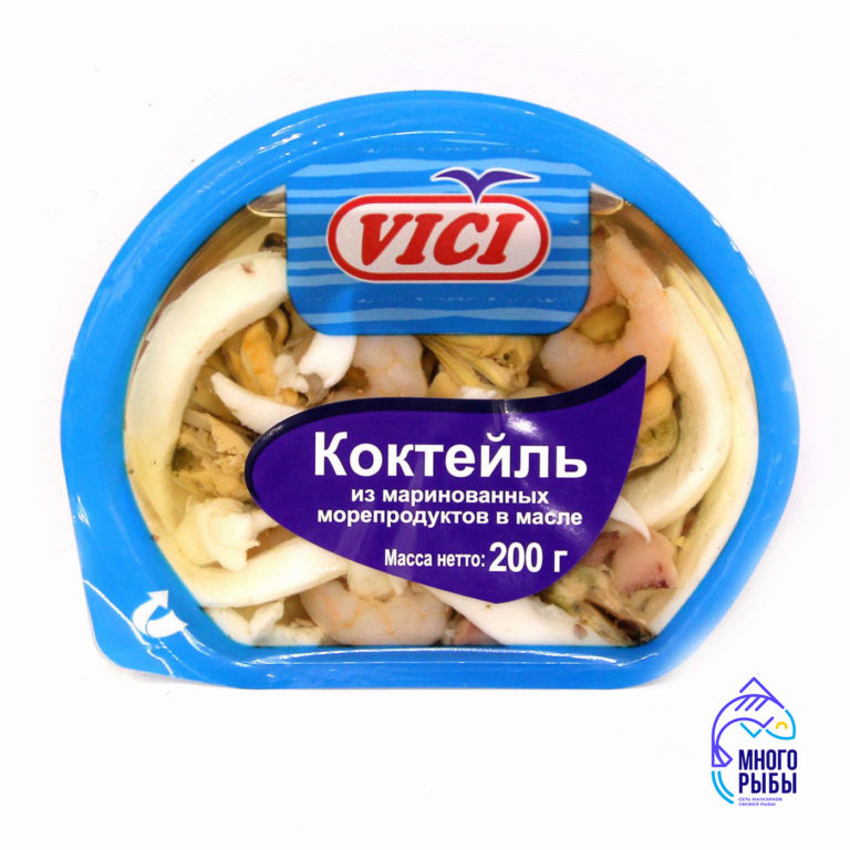 Коктейль из маринованных морепродуктов