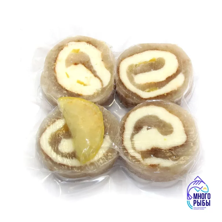 Рыбные рулеты из зубатки с сыром