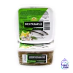 Корюшка жареная в маринаде Лисий нос 650 гр, пластиковая банка