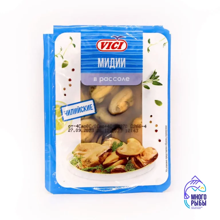 Соленое мясо чилийских мидий в рассоле