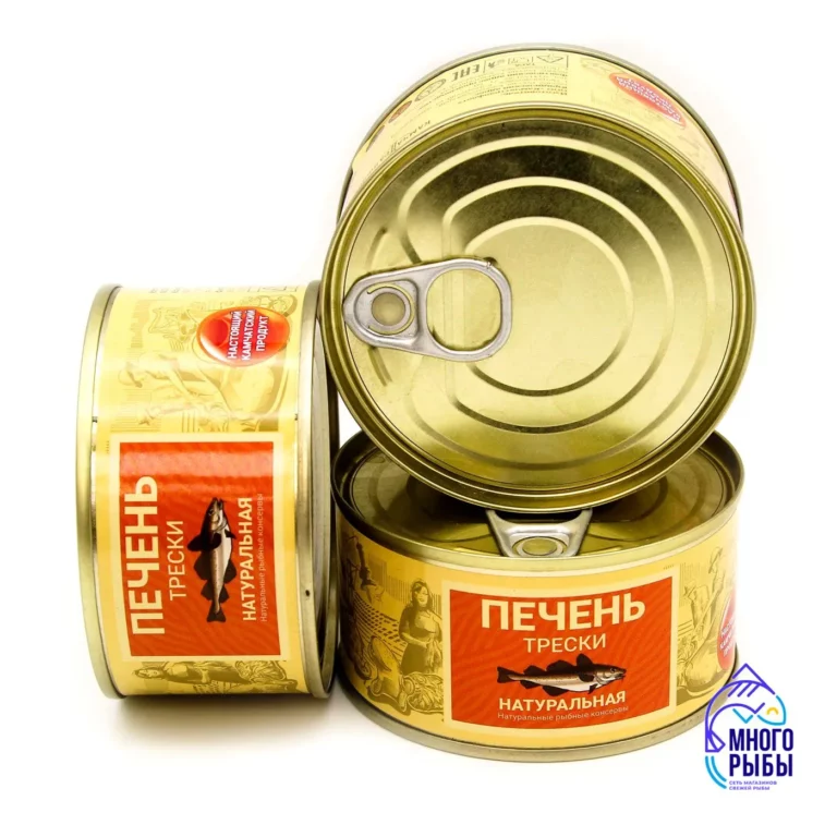 Печень трески натуральная Камчаттралфлот