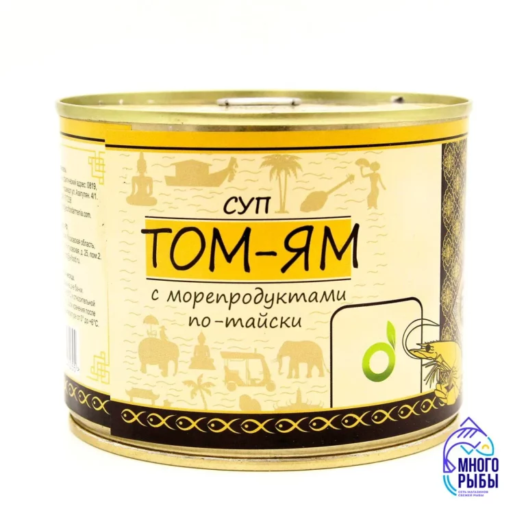 Суп Том-Ям с морепродуктами по-тайски Ecofood