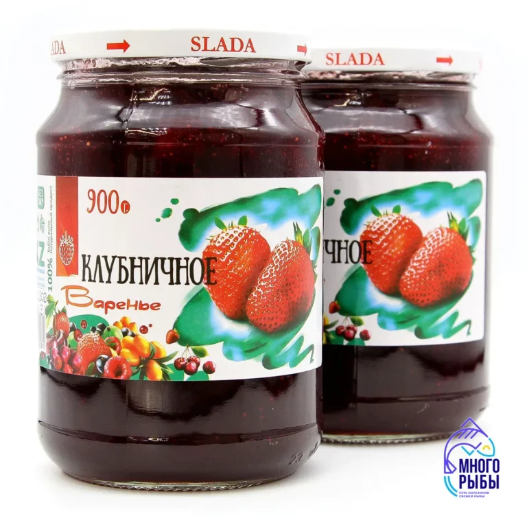 Натуральное клубничное варенье Slada