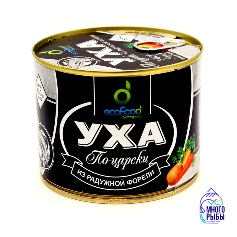 Уха из радужной форели по-царски Ecofood