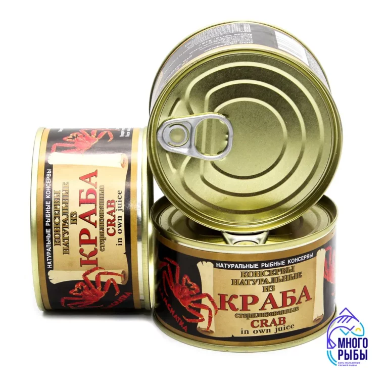Натуральное мясо краба-стригуна, кусочки