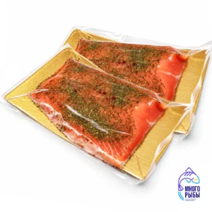 Форель филе слабосоленое с укропом кусок, вакуумная упаковка, весовое (кг)