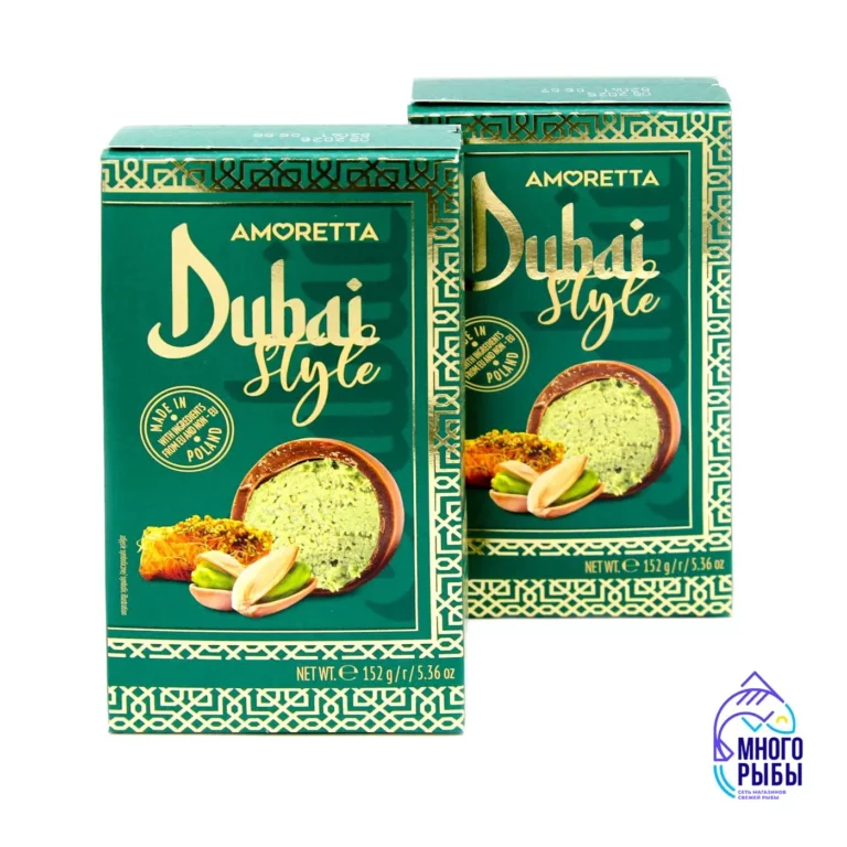 Конфеты Amoretta с хрустящим катаифи и фисташковой пастой Dubai Style 152гр (Польша)