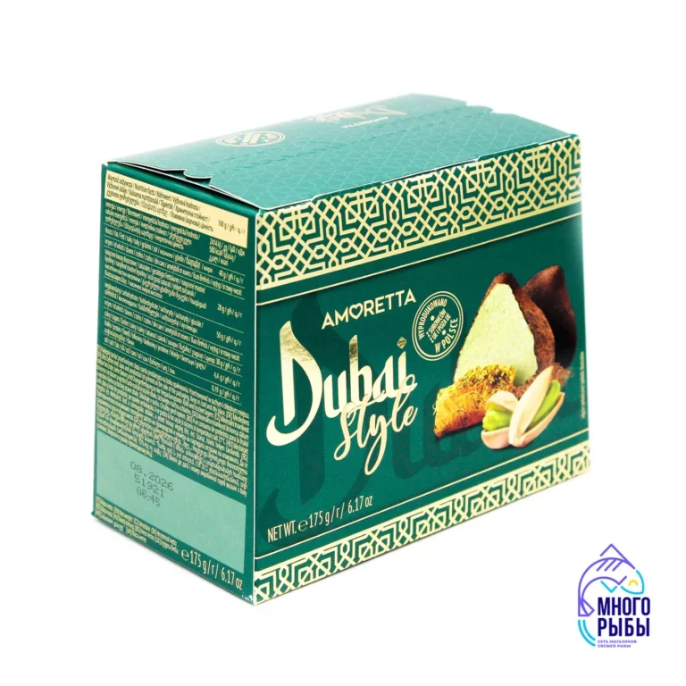 Конфеты трюфели Amoretta с катаифом и фисташковой пастой Dubai Style 175 гр (Польша) — изображение 2