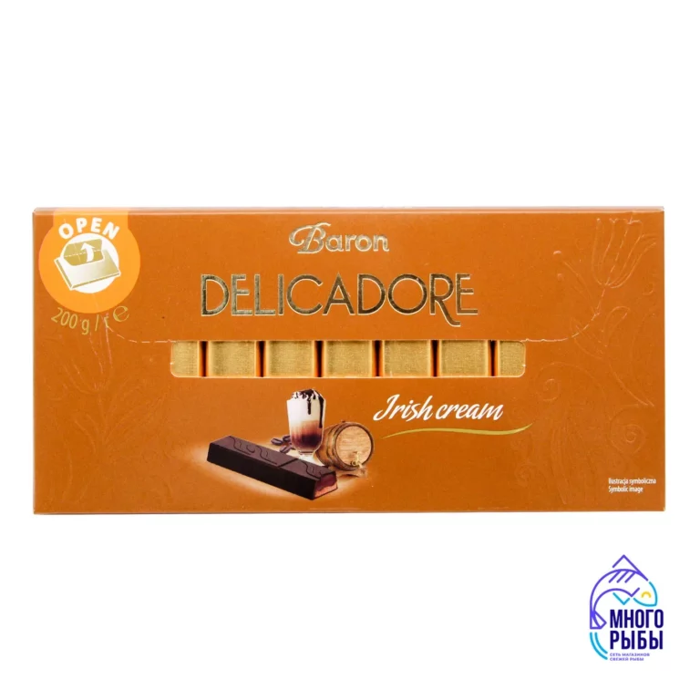 Шоколад темный Baron Delicadore со вкусом irish cream 200 гр (Польша)