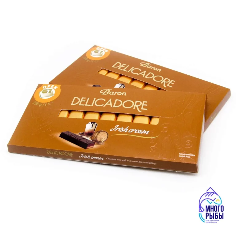 Шоколад темный Baron Delicadore со вкусом irish cream 200 гр (Польша)