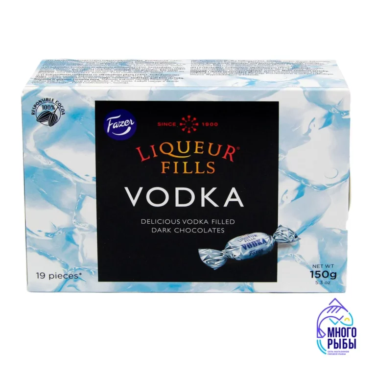 Конфеты Liqueur Fills Vodka Karl Fazer 150 гр (Финляндия) — изображение 2