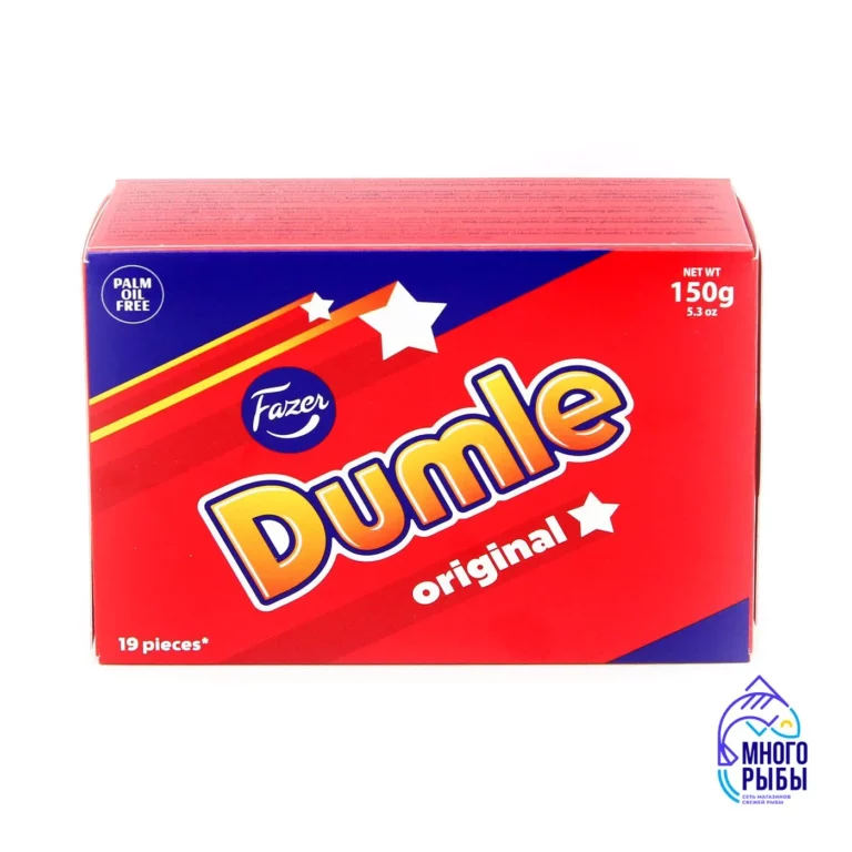 Конфеты Dumle мягким ирисом в молочном шоколаде Fazer 150 гр (Финляндия)