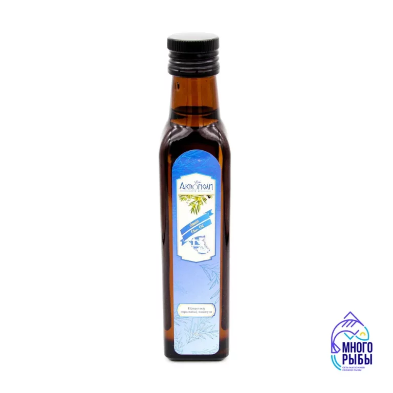 Масло оливковое нерафинированное Akropoli Classic 250 мл, стеклянная бутылка (Греция)