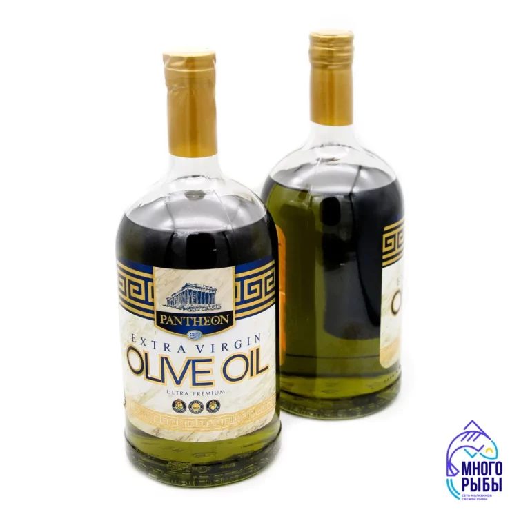 Масло оливковое Pantheon Extra Virgin нерафинированое 1 л, стеклянная бутылка — изображение 2