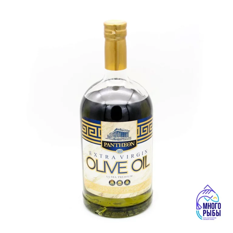 Масло оливковое Pantheon Extra Virgin нерафинированое 1 л, стеклянная бутылка (Италия)