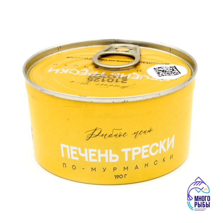 Печень трески по-мурмански ГОСТ Рыбное меню 190 гр