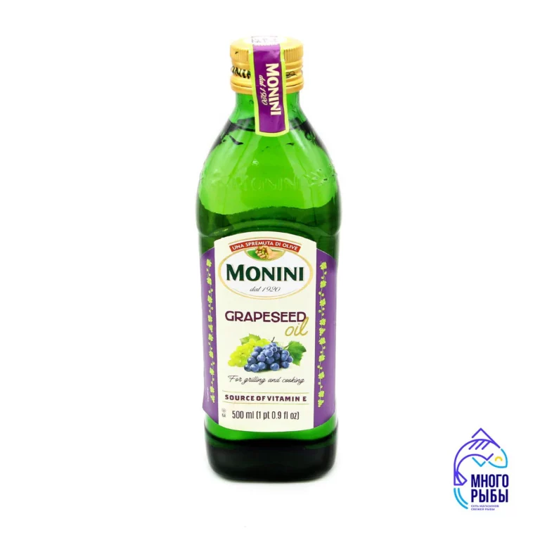 Масло виноградное рафинированное Monini 500 мл, стеклянная бутылка (Италия)