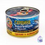 Сардина атлантическая с добавлением масла Сохраним Традиции ГОСТ 240 гр
