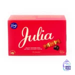 Конфеты Julia темный шоколад с мягкой мармеладной начинкой Fazer 150 гр (Финляндия)