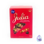 Конфеты Julia темный шоколад с мягкой мармеладной начинкой Fazer 150 гр (Финляндия)