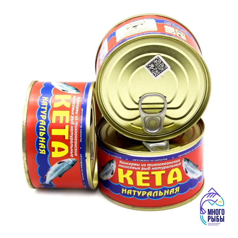 Кета натуральная Северпродукт ГОСТ 220 гр