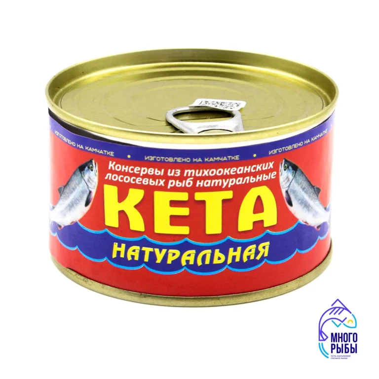 Кета натуральная Северпродукт ГОСТ 220 гр
