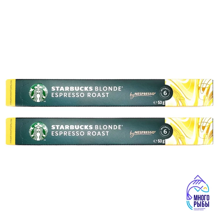 Кофе в капсулах Nestle Nespresso Starbucks Blonde Espresso Roast,10 капсул