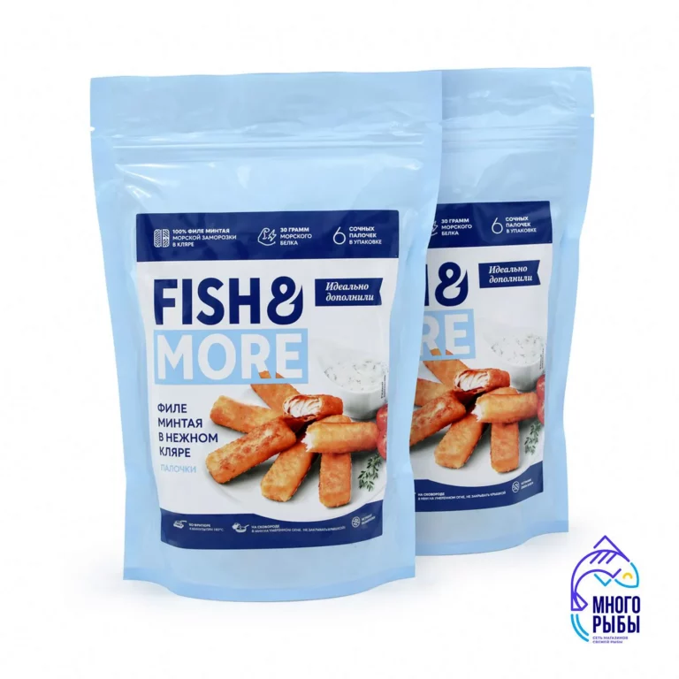 Палочки из минтая в кляре Fish&More 330 гр, мороженые