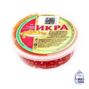 Икра нерки лососевая 150 гр пластиковая банка