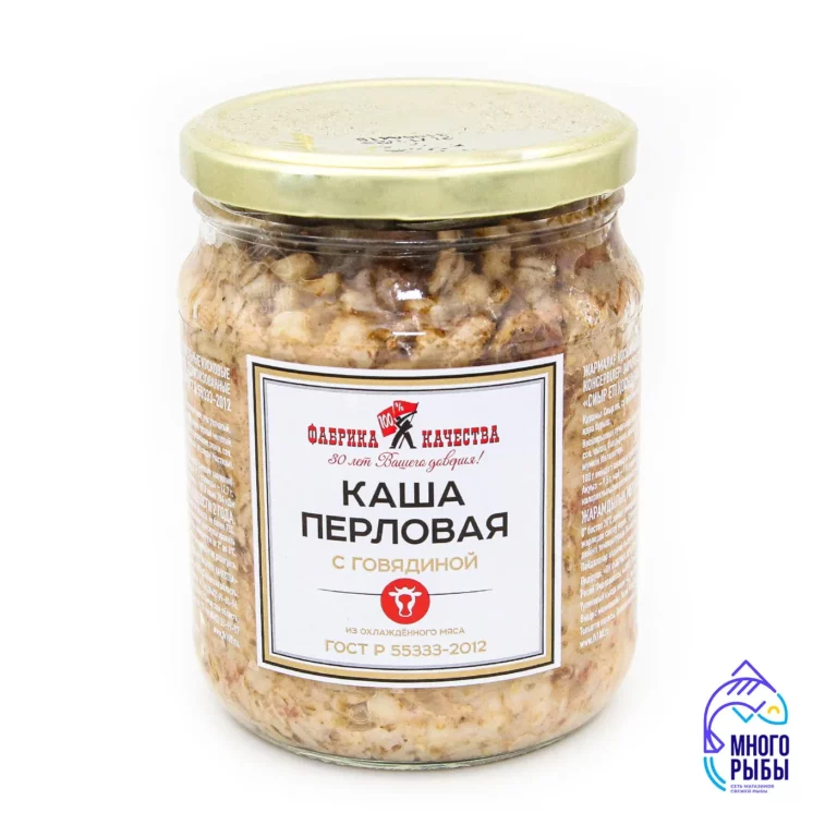 Каша перловая с говядиной Фабрика качества ГОСТ 500 г