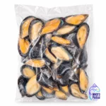 Мидии голубые на половине раковины 30/40 ВкусАрт замороженные 1 кг