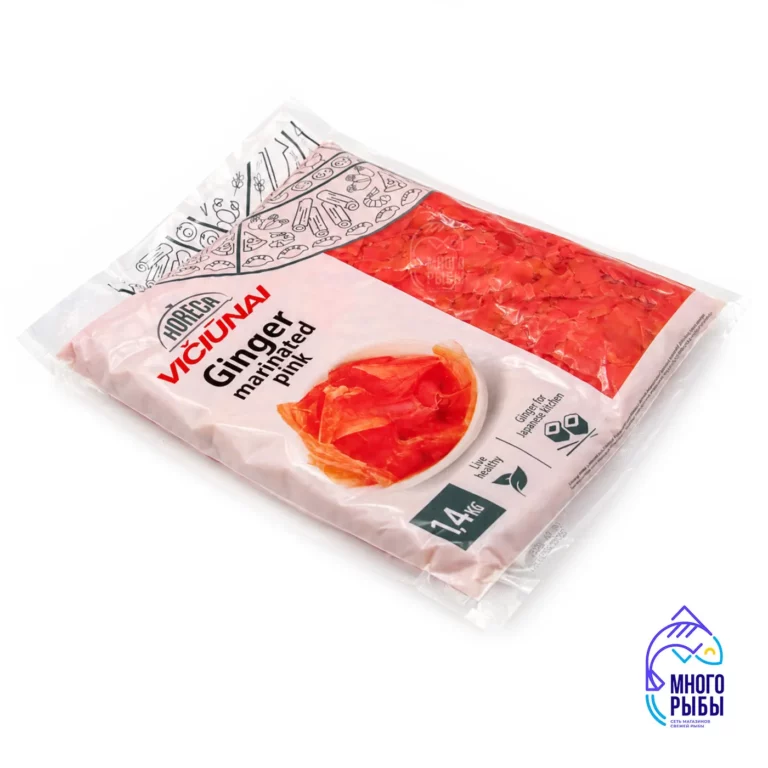 Имбирь маринованный розовый Viciunai Horeca 1,4 кг