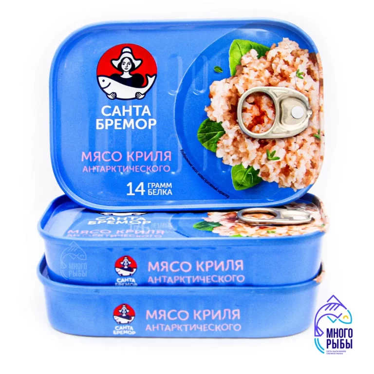 Мясо криля арктического Санта Бремор 100 гр