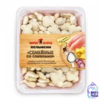Пельмени с курицей и сливками