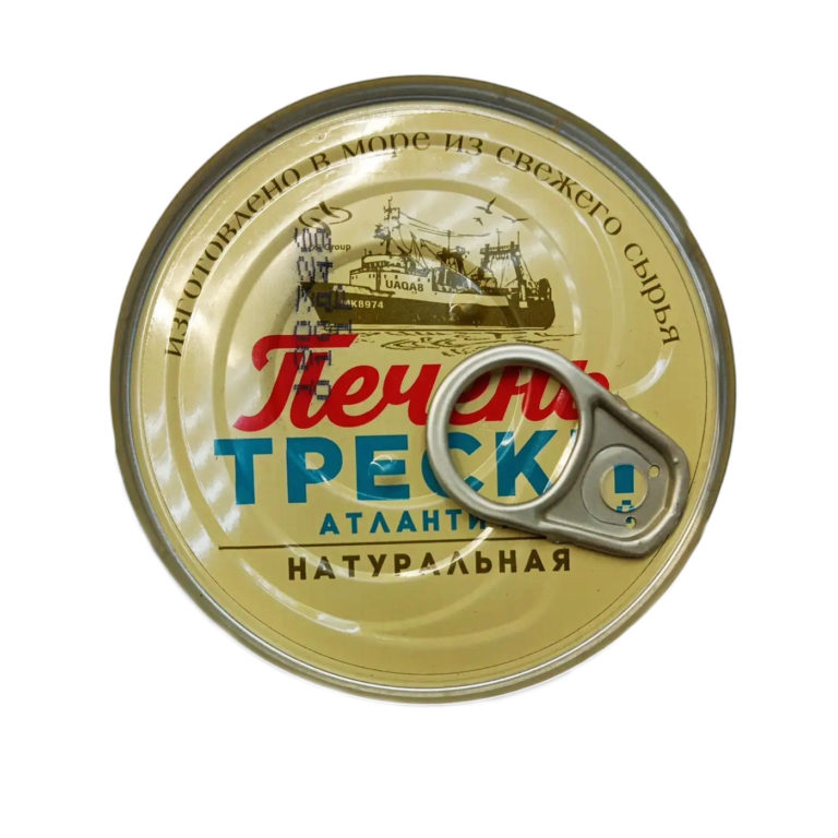 Печень трески натуральная Компания ЛКТ ГОСТ 185 гр
